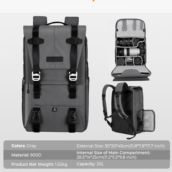 Camera backpack - Picture 3 of 6